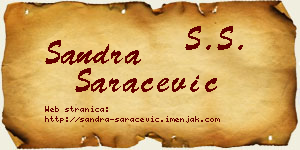 Sandra Saračević vizit kartica